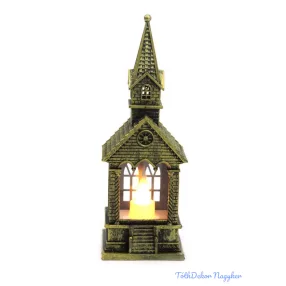 LED templom 17 cm - Antik Arany