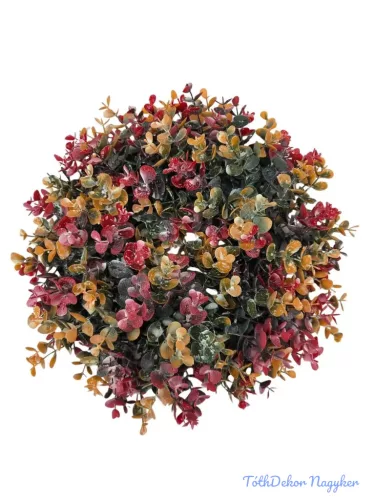 Buxus koszorú alap 34 cm - Őszi Mix
