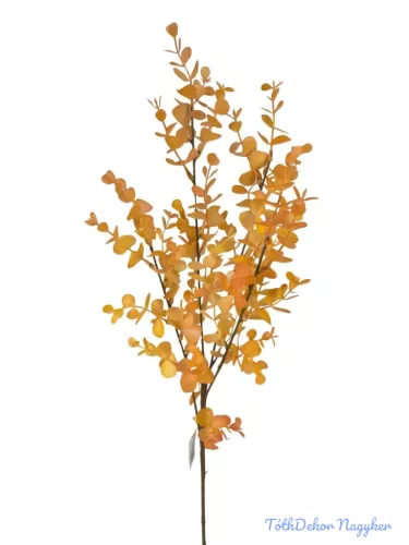 Őszi színátmenetes eukaliptusz ág 79cm - Narancs