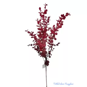 Őszi színátmenetes eukaliptusz ág 79cm - Bordó