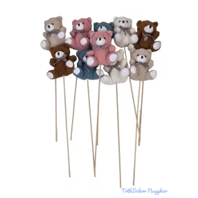 Bolyhos maci pálcás betűző 10 cm