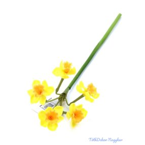 Gumi nárciszos x5 szár 47cm - Sárga