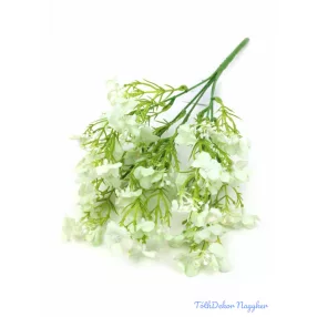 Apró virágos díszítő csokor 33 cm - Halvány zöld