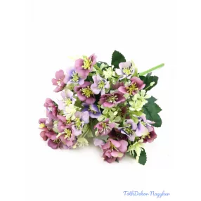 Vegyes színű csokor 29 cm - Lila