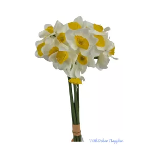 Nárcisz 6 szálas köteg 33 cm - Fehér