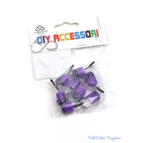 Mini dekor koktélos pohár 8db/csomag - Shake Lila