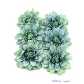 Dália selyemvirág fej 7-8cm - Menta