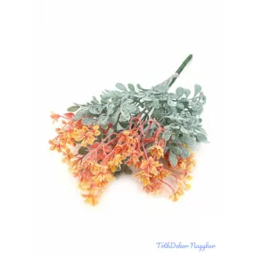 Művirágos hamvas zöld bokor 37 cm - Narancs