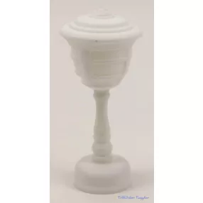 LED kandeláber kerek 16 cm - Fehér