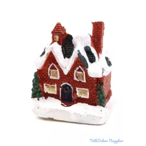 Téli házikó kicsi 6x8x4,5cm - A