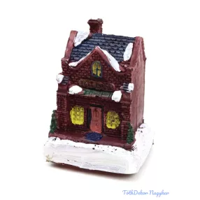 Téli házikó kicsi 9x6x4,5cm - B