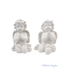 Térdeklő imádkozó angyalka figura 8,5 cm - 102