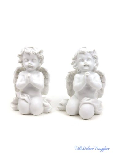 Térdeklő imádkozó angyalka figura 8,5 cm - 102