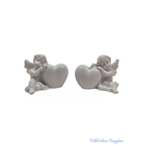 Szívre boruló angyalka figura 4 cm - 96