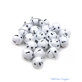 Csillagos bergő 3cm 20db/csomag - Fehér