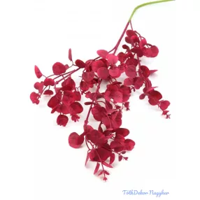 Leveles műzöld dekor ág 95 cm - Pink