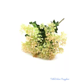 Művirágos műzöld leveles csokor 29 cm 360 - Barack