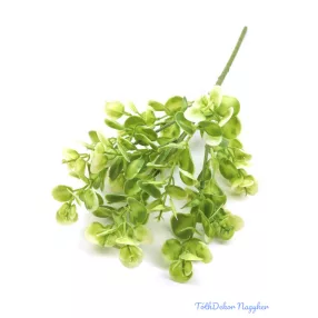 Műzöld leveles csokor 42 cm 364 - Fehér