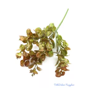 Műzöld leveles csokor 42 cm 364 - Világos Barna