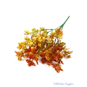 Apróleveles műzöld csokor 36 cm 388 - Narancs