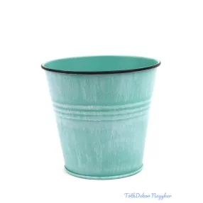 Színes bádog vödör 11,5cm - Menta