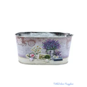 Mintás bádog ovális 10 cm - 151