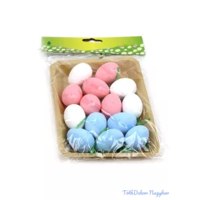 Pálcás színes tojás 14db/csomag kb 4cm - A