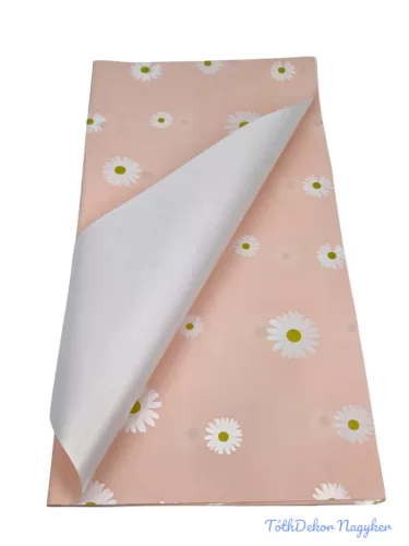 Fólia ív 58x58cm 20db/csomag Virágos - Barack