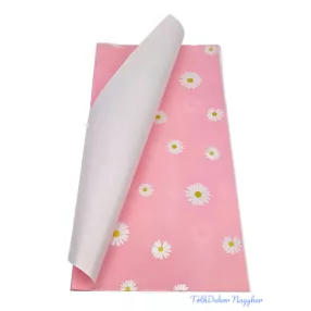 Fólia ív 58x58cm 20db/csomag Virágos - Rózsaszín