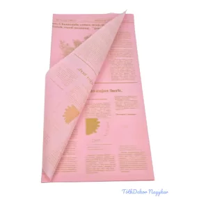 Fólia ív 58x58cm 20db/csomag Újságos - Rózsaszín