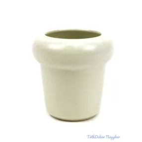 Peremes kaspó 9cm - Törtfehér