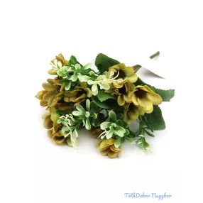 Átmenetes kis virágos csokor 31 cm 257 - Sárga