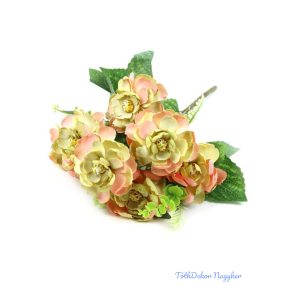 Gardénia selyem csokor 40cm - Cirmos Zöld