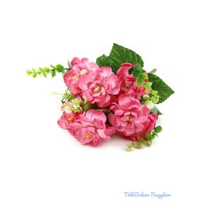 Gardénia selyem csokor 40cm - Pink