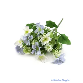 Kis virágos csokor 27 cm 270 - Halvány Kék