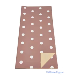 Fólia ív 58x58cm 20db/csomag Pöttyös - Mályva-Drapp
