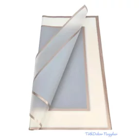 Fólia ív 58x58cm 20db/csomag Metál kerettel - Szürke