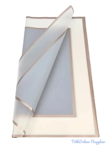 Fólia ív 58x58cm 20db/csomag Metál kerettel - Szürke