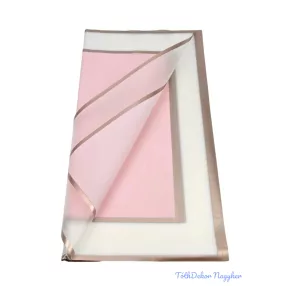 Fólia ív 58x58cm 20db/csomag Metál kerettel - Rózsaszín