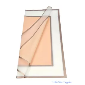 Fólia ív 58x58cm 20db/csomag Metál kerettel - Barack