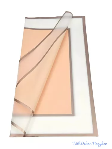 Fólia ív 58x58cm 20db/csomag Metál kerettel - Barack