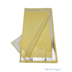 Fólia ív 58x58cm 20db/csomag Átlátszó kerettel - Sárga