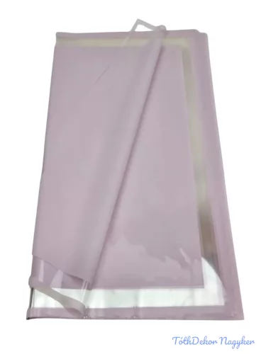 Fólia ív 58x58cm 20db/csomag Átlátszó kerettel - Halvány Lila
