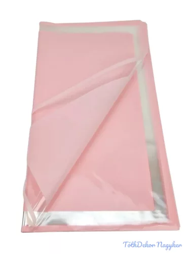 Fólia ív 58x58cm 20db/csomag Átlátszó kerettel - Rózsaszín