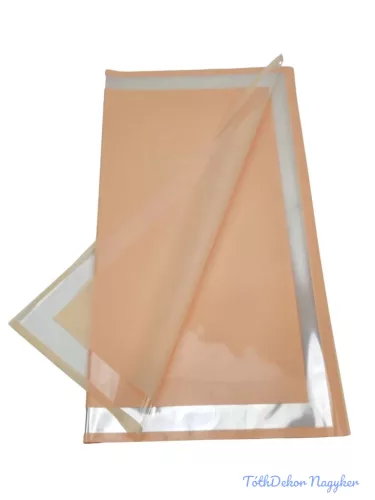 Fólia ív 58x58cm 20db/csomag Átlátszó kerettel - Barack
