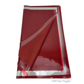 Fólia ív 58x58cm 20db/csomag Átlátszó kerettel - Bordó