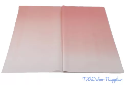 Fólia ív 58x58cm 20db/csomag Színátmenetes - Rózsaszín-Fehér