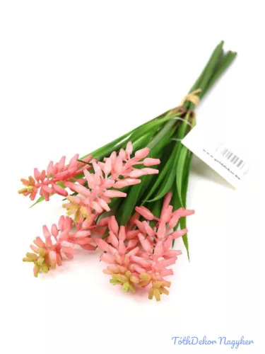 Gumi muscari 5 szálas köteg 28cm - Rózsaszín