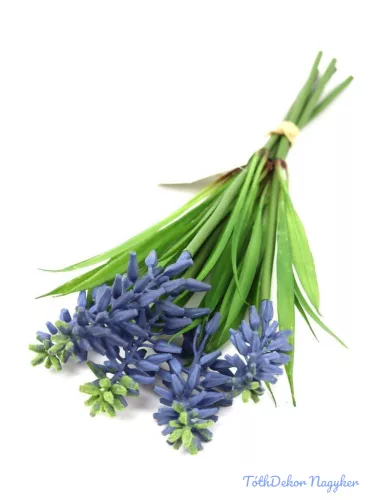 Gumi muscari 5 szálas köteg 28cm - Lila
