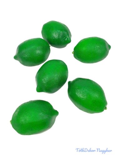 Mű lime egész 7cm 6db/csomag